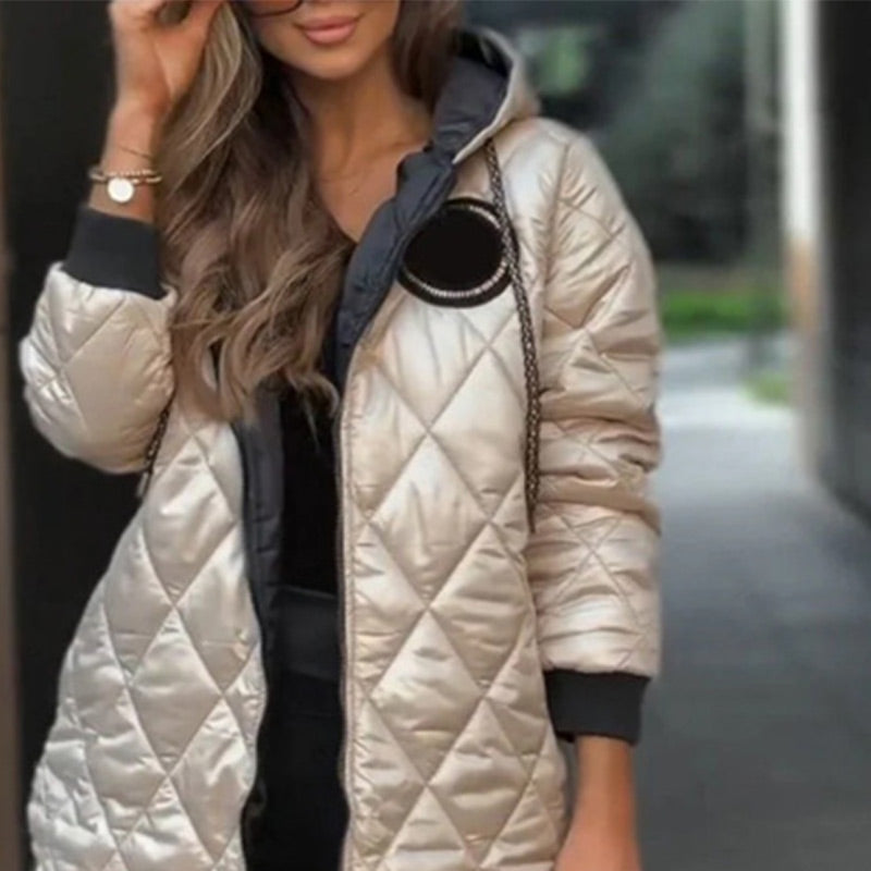 ☃️Warm Winter Series-𝑵𝒐.2 💖Winter Hooded Zipper Warm Padded Jacket for Women