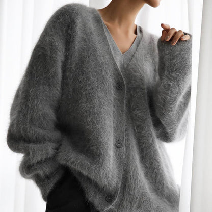 🎉Black Friday Series - Early Bird Price💖Women's Cozy Fuzzy Knit Cardigan