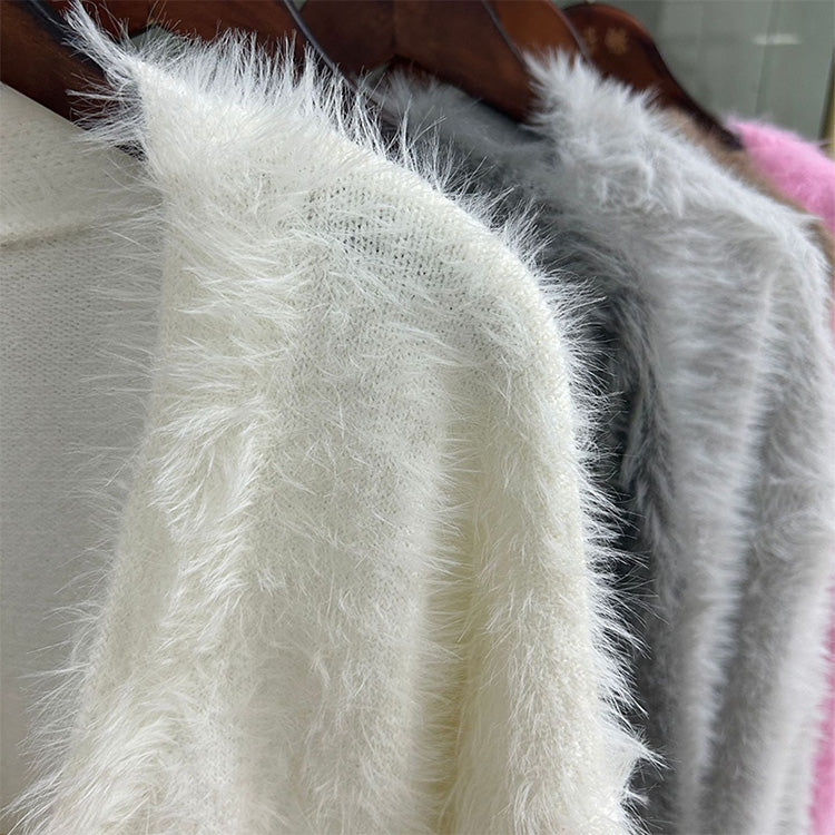 🎉Black Friday Series - Early Bird Price💖Women's Cozy Fuzzy Knit Cardigan