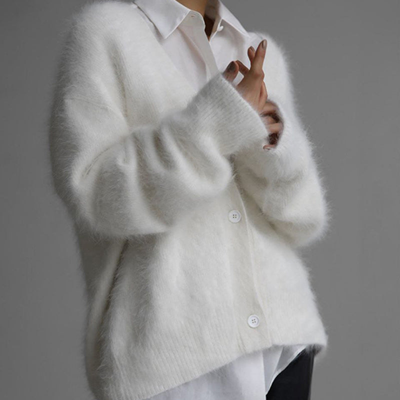 🎉Black Friday Series - Early Bird Price💖Women's Cozy Fuzzy Knit Cardigan