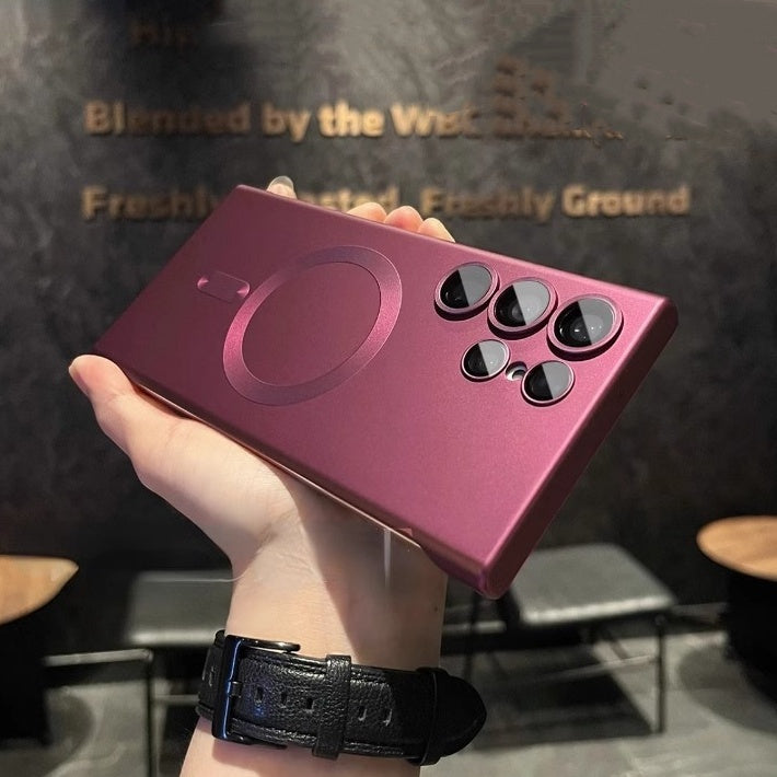 Безрамков матов магнитен калъф против надраскване за Samsung Galaxy S21-25 Series