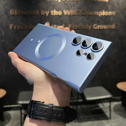 Безрамков матов магнитен калъф против надраскване за Samsung Galaxy S21-25 Series