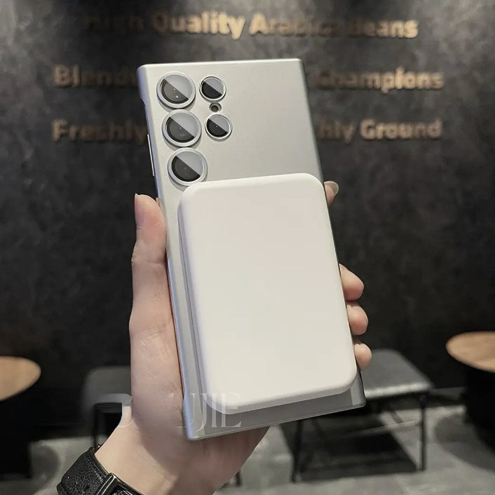 Безрамков матов магнитен калъф против надраскване за Samsung Galaxy S21-25 Series