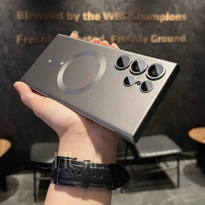 Безрамков матов магнитен калъф против надраскване за Samsung Galaxy S21-25 Series