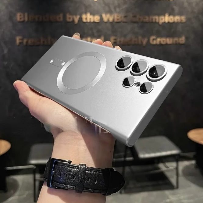 Безрамков матов магнитен калъф против надраскване за Samsung Galaxy S21-25 Series