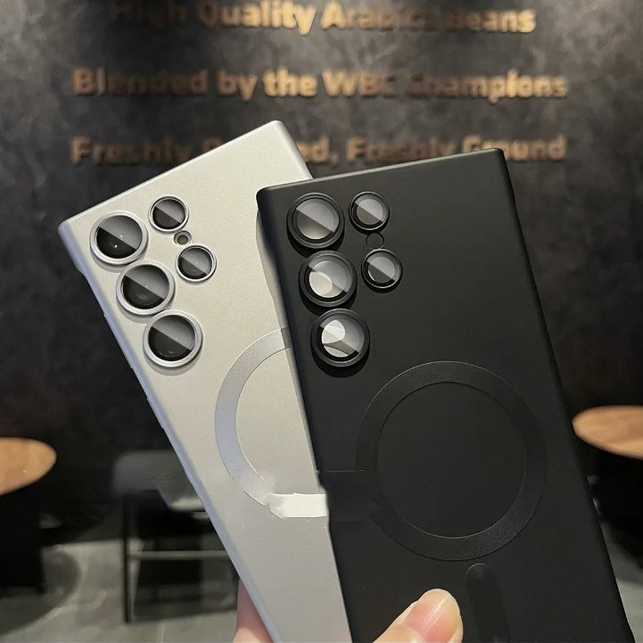 Безрамков матов магнитен калъф против надраскване за Samsung Galaxy S21-25 Series