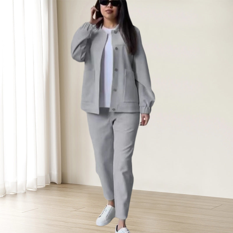 🎉Black Friday Series - Early Bird Price💖Casual Button Down Top & Pants Set