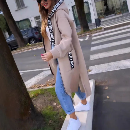 🔥2025 New Arrival Pre-Sale✨ Women's Hooded Long Sweatshirt