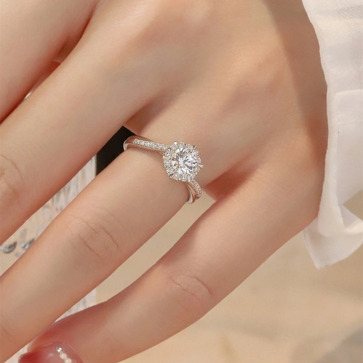🔥💕Moissanite from the Stars Ring-👩Mother & Daughter👧
