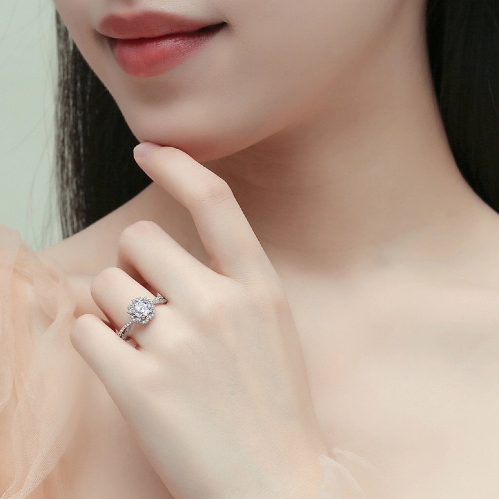 🔥💕Moissanite from the Stars Ring-👩Mother & Daughter👧