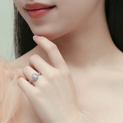 🔥💕Moissanite from the Stars Ring-👩Mother & Daughter👧