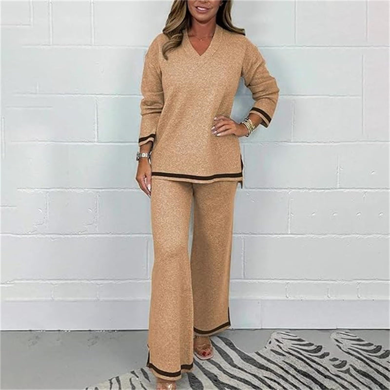 🎅Christmas Pre-sale(FREE SHIPPING)🎁Women's 2 Piece Knit Lounge Set