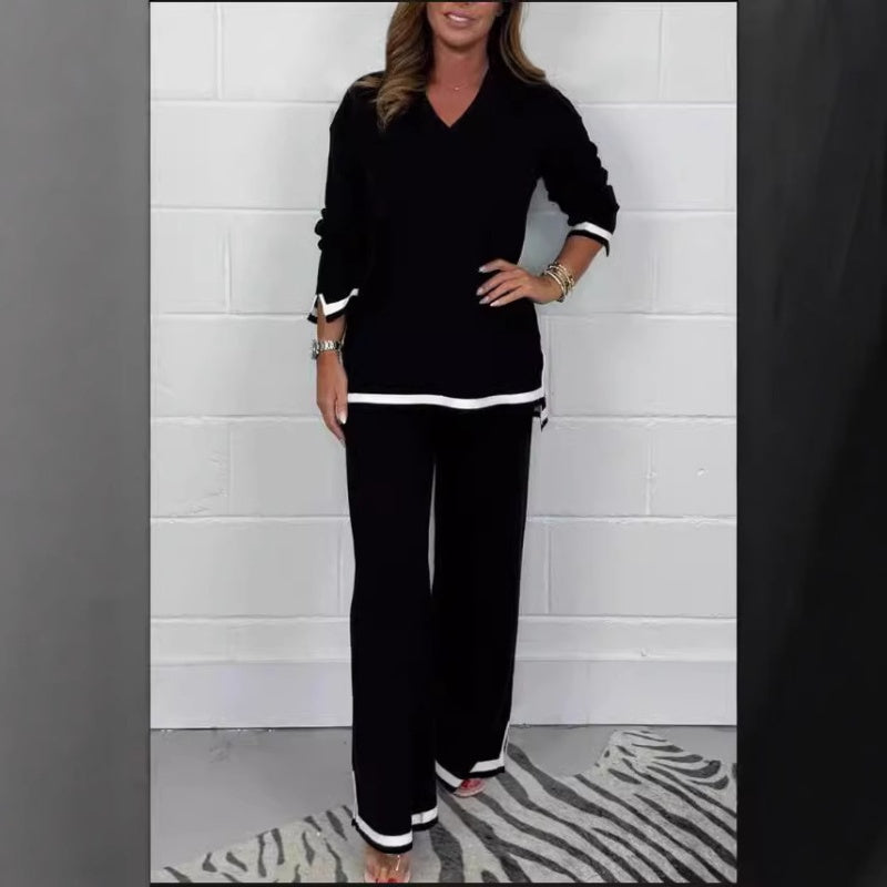 🎅Christmas Pre-sale(FREE SHIPPING)🎁Women's 2 Piece Knit Lounge Set