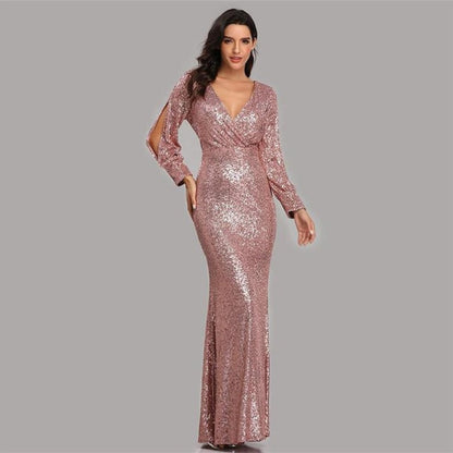 Women's Sequin Evening Dress