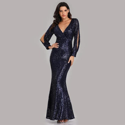 Women's Sequin Evening Dress