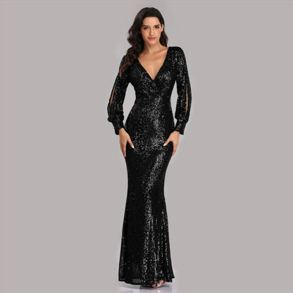 Women's Sequin Evening Dress