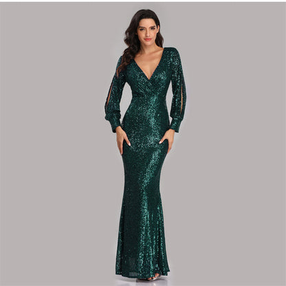 Women's Sequin Evening Dress