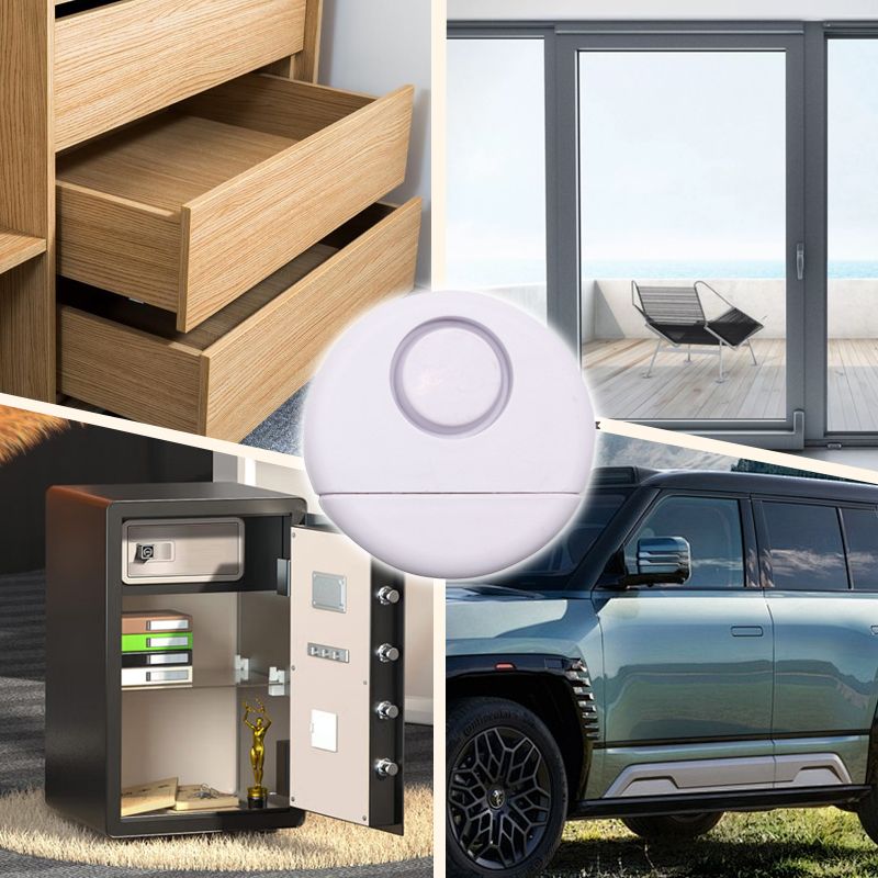 Door and Window Vibration Alarm with Earthquake Sensing