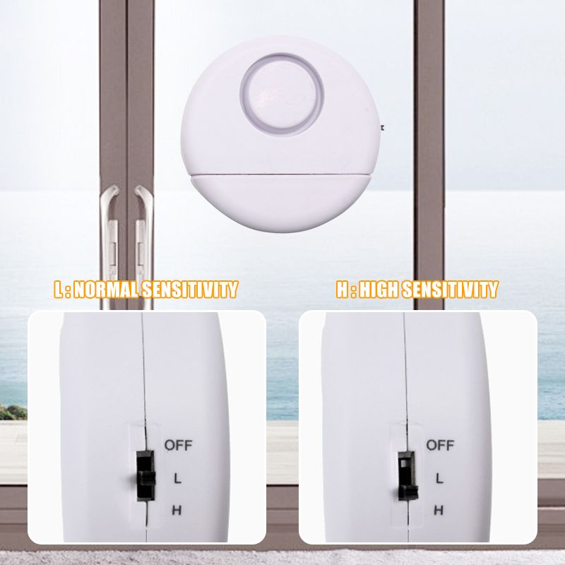 Door and Window Vibration Alarm with Earthquake Sensing