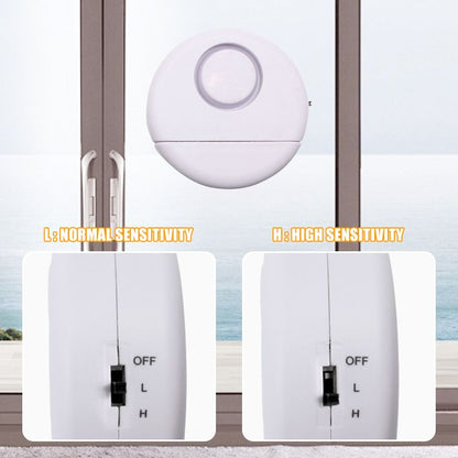 Door and Window Vibration Alarm with Earthquake Sensing