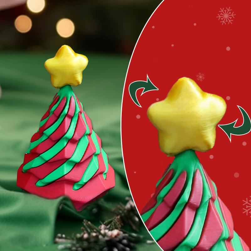 🎉3D Printed Christmas Tree Spiral Cone Fidget Toy