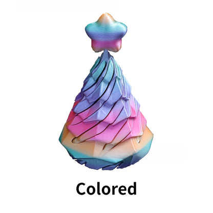 🎉3D Printed Christmas Tree Spiral Cone Fidget Toy