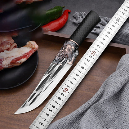 🔥2025 NEW SALES - 50% OFF🔥Bone-cutting Knife with Dragon Decoration and Scabbard