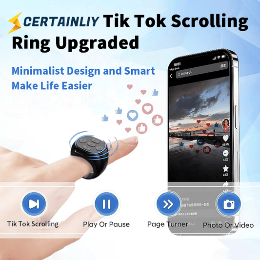 🤖2025 Hot Sale🤖Fingertip Wireless Bluetooth Remote Control
