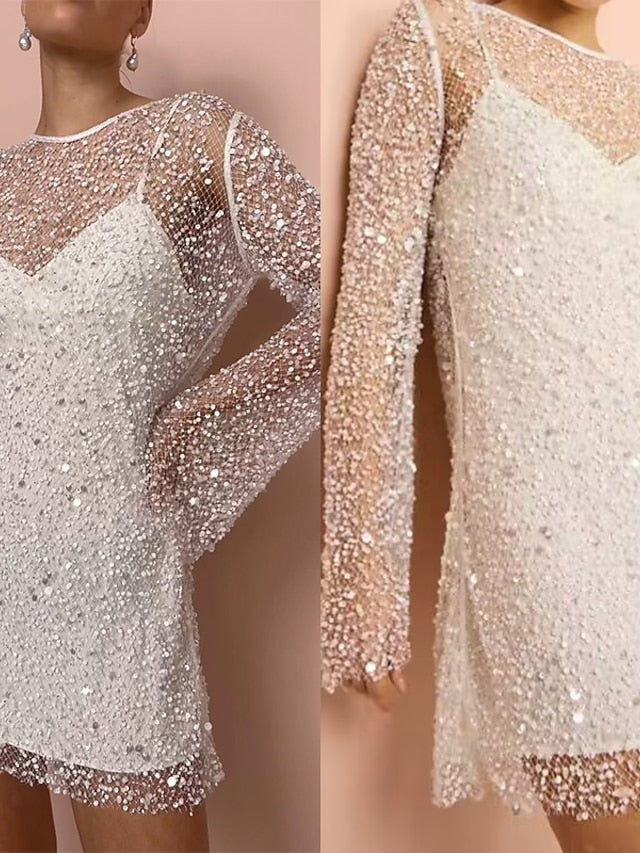 🔥2025 Hot Sale -  49% OFF💃 Women's Two Piece Sexy Sequin Dress