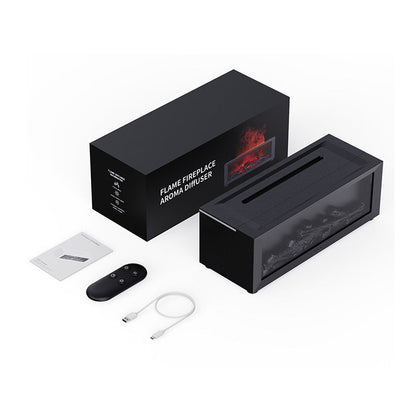 🔥🎁Fireplace Flame Diffuser Humidifier with Remote🔥