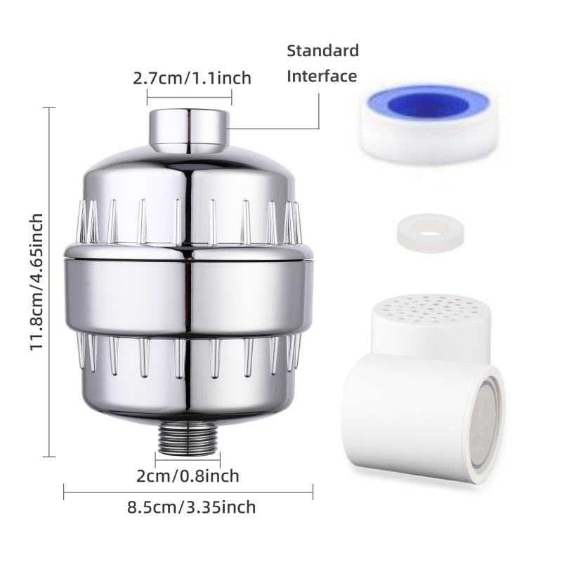 Universal Shower Head Filter for Removing Harmful Substances