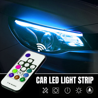 2 Pcs/Flexible Car LED with 🔥 Remote Control (70% Off ✔)