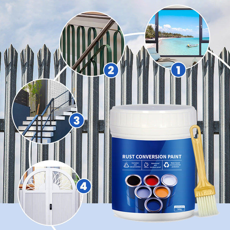 🔥Limit Time 50% OFF🔥Weatherproof Rust Converter Paint for Metal