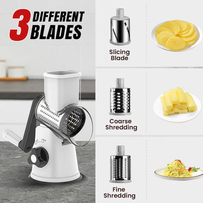 💥2025 Limit Time 60% OFF💥Multifunctional Manual Rotary Grater & Chopper