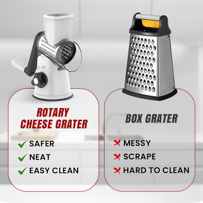 💥2025 Limit Time 60% OFF💥Multifunctional Manual Rotary Grater & Chopper