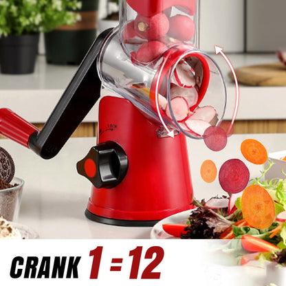 💥2025 Limit Time 60% OFF💥Multifunctional Manual Rotary Grater & Chopper