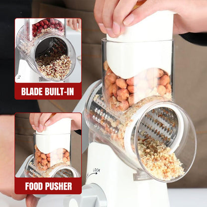 💥2025 Limit Time 60% OFF💥Multifunctional Manual Rotary Grater & Chopper