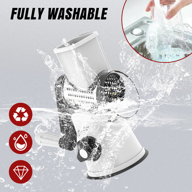 💥2025 Limit Time 60% OFF💥Multifunctional Manual Rotary Grater & Chopper
