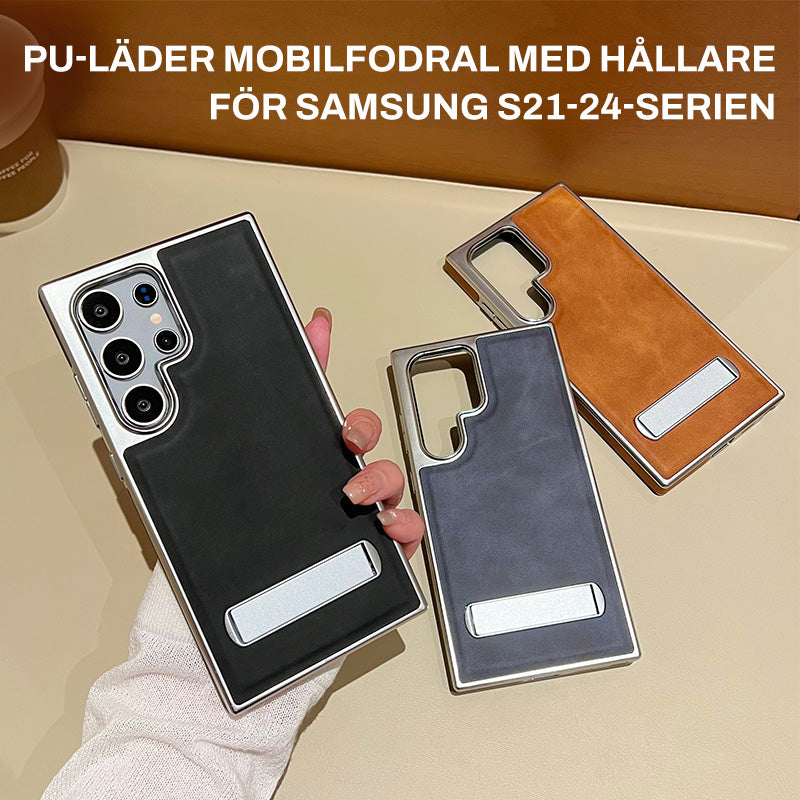 ⏳Limited Time 40% Off💥Leather Phone Case with Stand for Samsung S21-25 Series