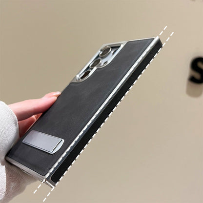 ⏳Limited Time 40% Off💥Leather Phone Case with Stand for Samsung S21-25 Series