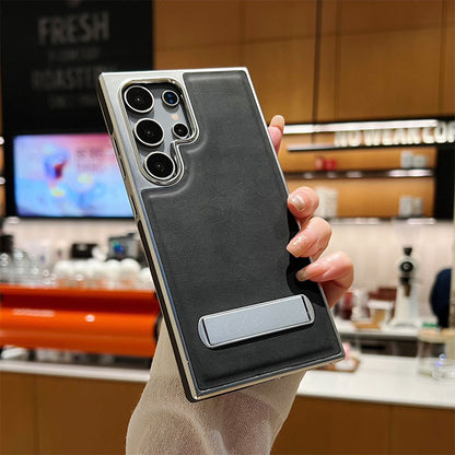 ⏳Limited Time 40% Off💥Leather Phone Case with Stand for Samsung S21-25 Series