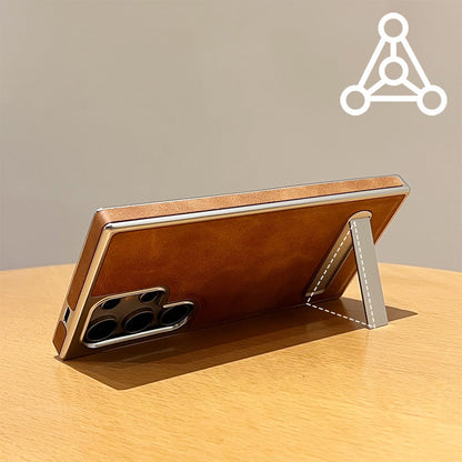 ⏳Limited Time 40% Off💥Leather Phone Case with Stand for Samsung S21-25 Series