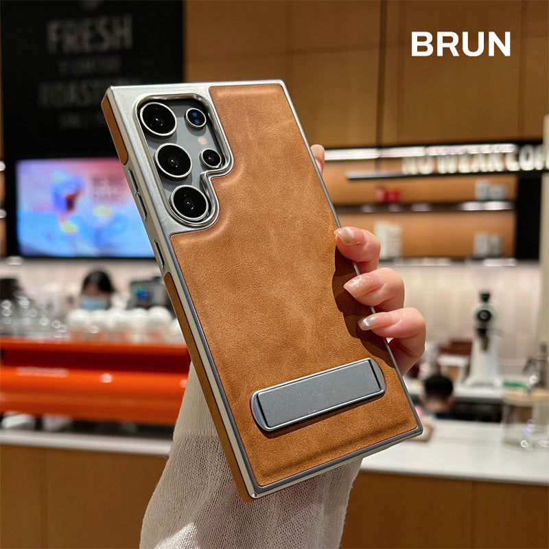 ⏳Limited Time 40% Off💥Leather Phone Case with Stand for Samsung S21-25 Series