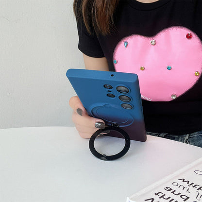 🔥Limit Time 50% OFF🔥Gradient Magnetic Phone Case with Ring Stand for Samsung S23 to S25 Series