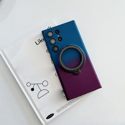 🔥Limit Time 50% OFF🔥Gradient Magnetic Phone Case with Ring Stand for Samsung S23 to S25 Series