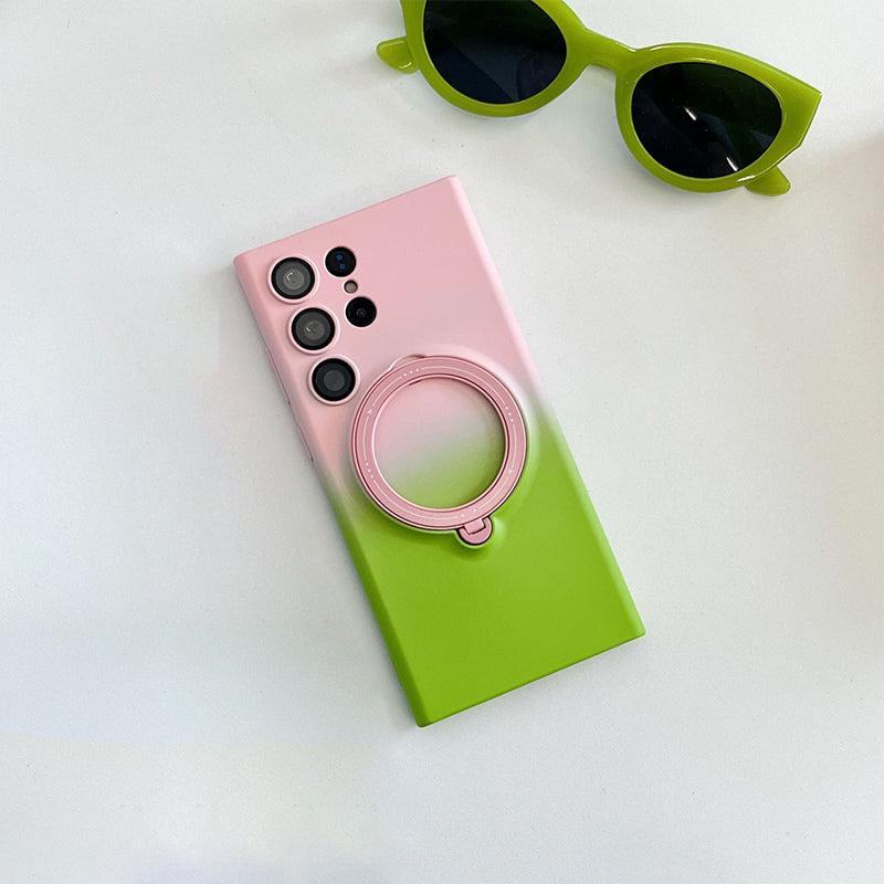 🔥Limit Time 50% OFF🔥Gradient Magnetic Phone Case with Ring Stand for Samsung S23 to S25 Series