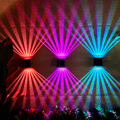 ⏳Time-limited Special⌛ Foco decorativo de pared solar de 4 LED impermeable para exteriores