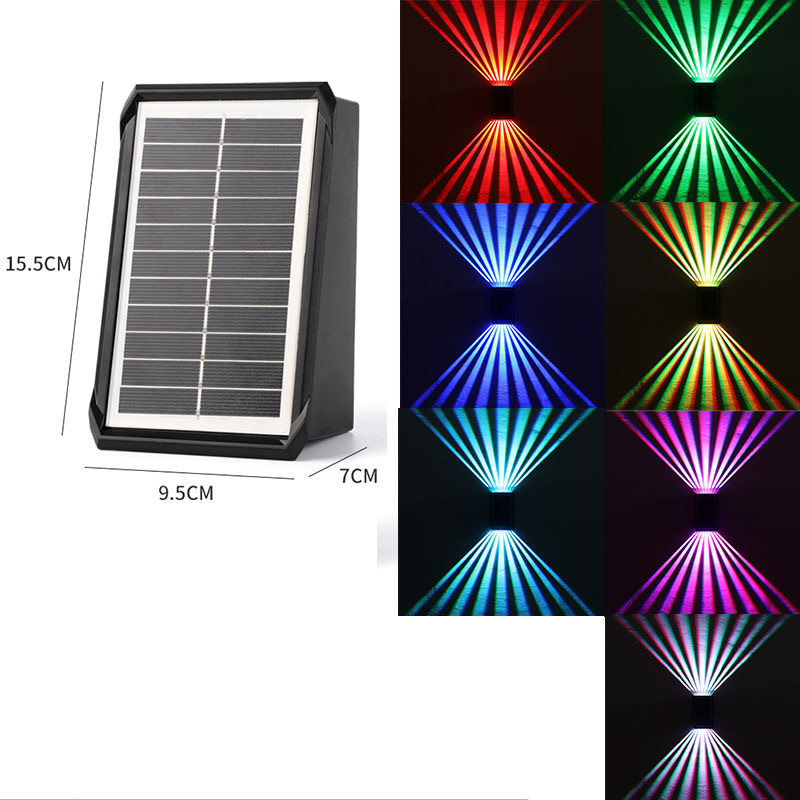 ⏳Time-limited Special⌛ Foco decorativo de pared solar de 4 LED impermeable para exteriores