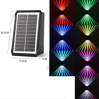 ⏳Time-limited Special⌛ Foco decorativo de pared solar de 4 LED impermeable para exteriores