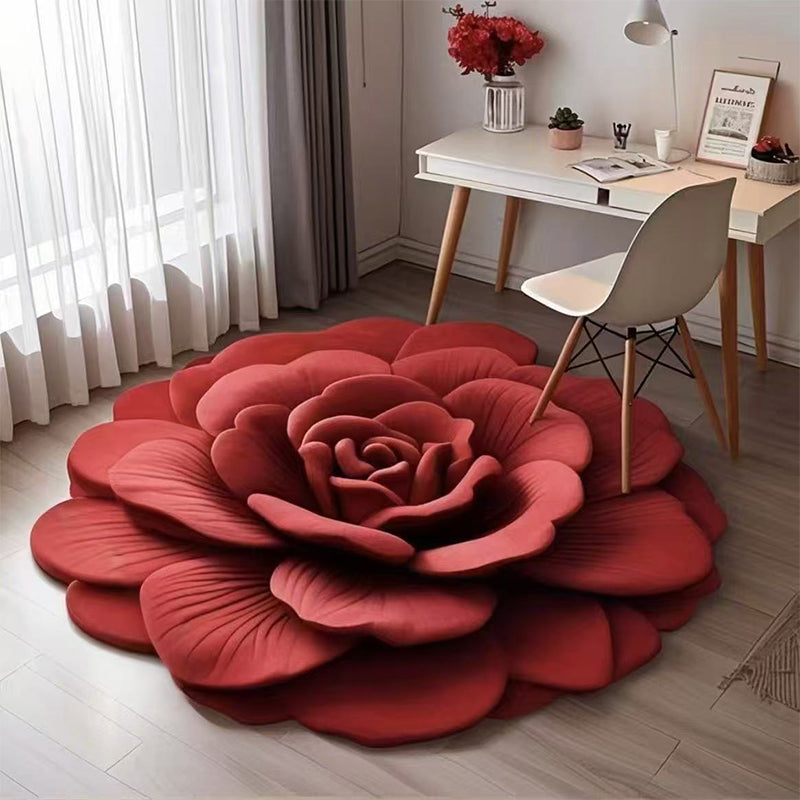 Floral Plush & Diatomaceous Earth Floor Mat